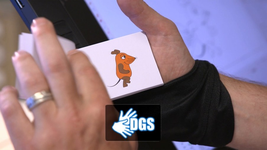 Die Entstehung des Maus-Spots mit DGS-Logo