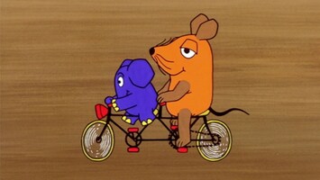 Maus und Elefant auf Tandem