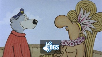 Käpt'n Blaubär und Schnarchkönig, DGS-Logo