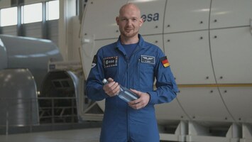 Alexander Gerst im Deutschen Zentrum fï¿½r Luft- und Raumfahrt