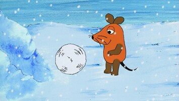 Maus mit einem groï¿½en Schneeball