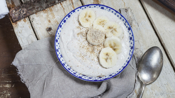 Bananenquark, Bowl