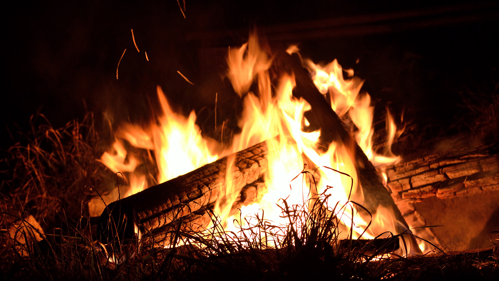 stimmungsvolles Lagerfeuer