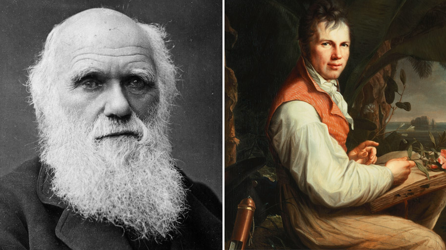 Charles Darwin und Alexander von Humboldt