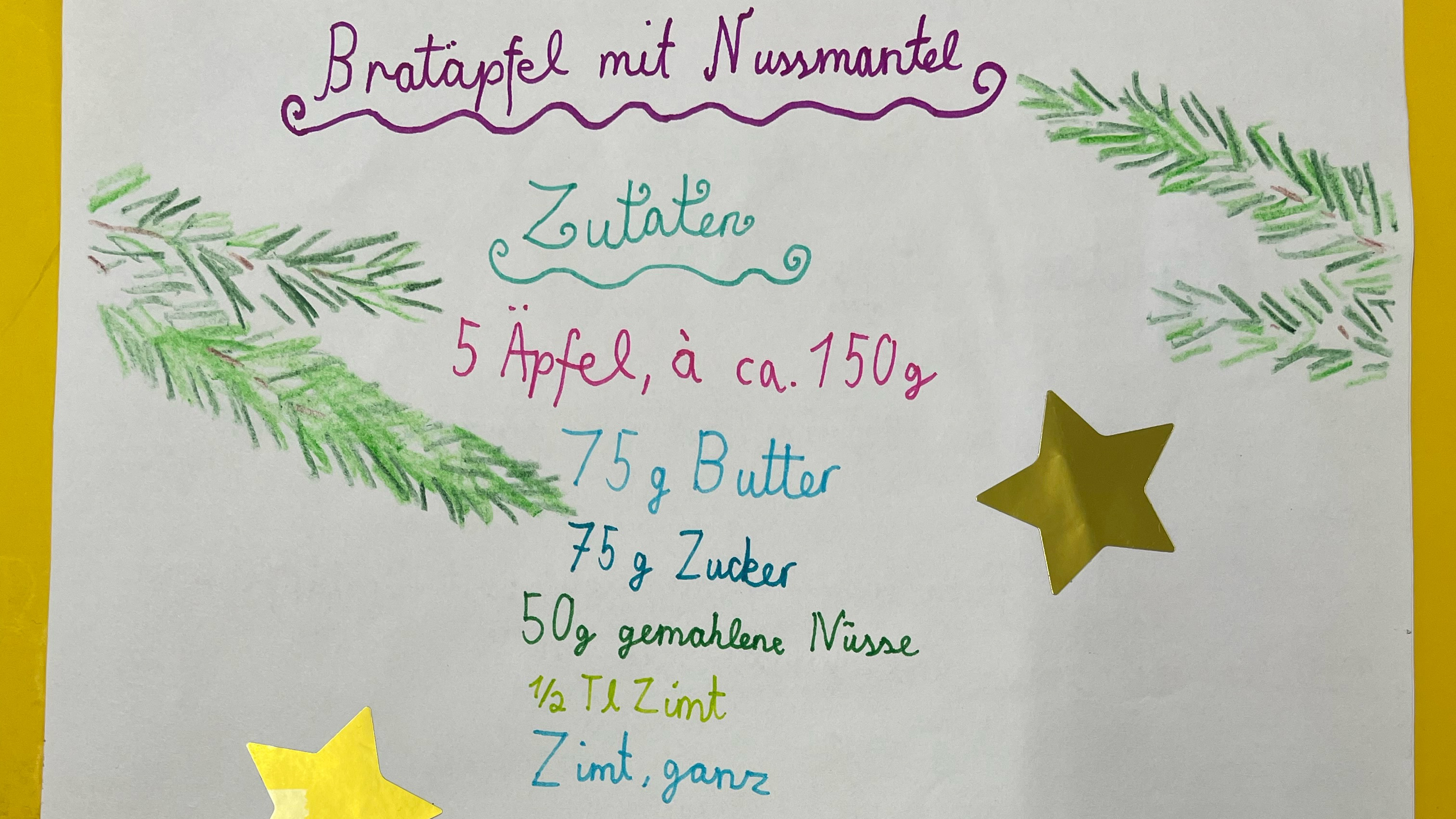 Bildrechte: WDR Bratapfel Rezept