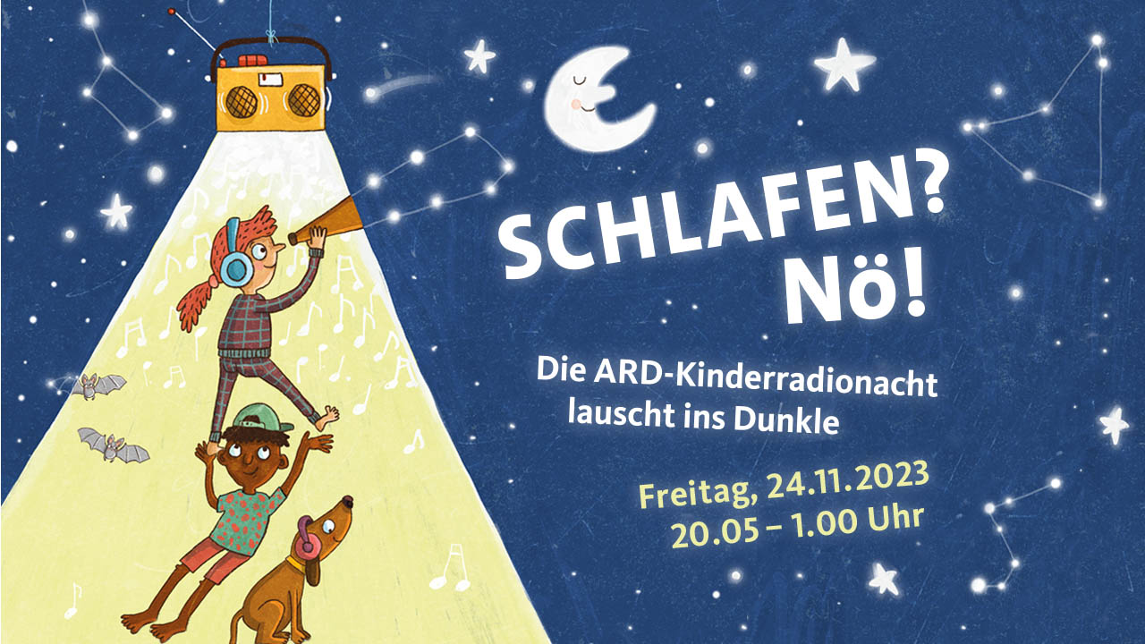Bildrechte: ARD Kinderradionacht 2023 Plakatausschnitt
