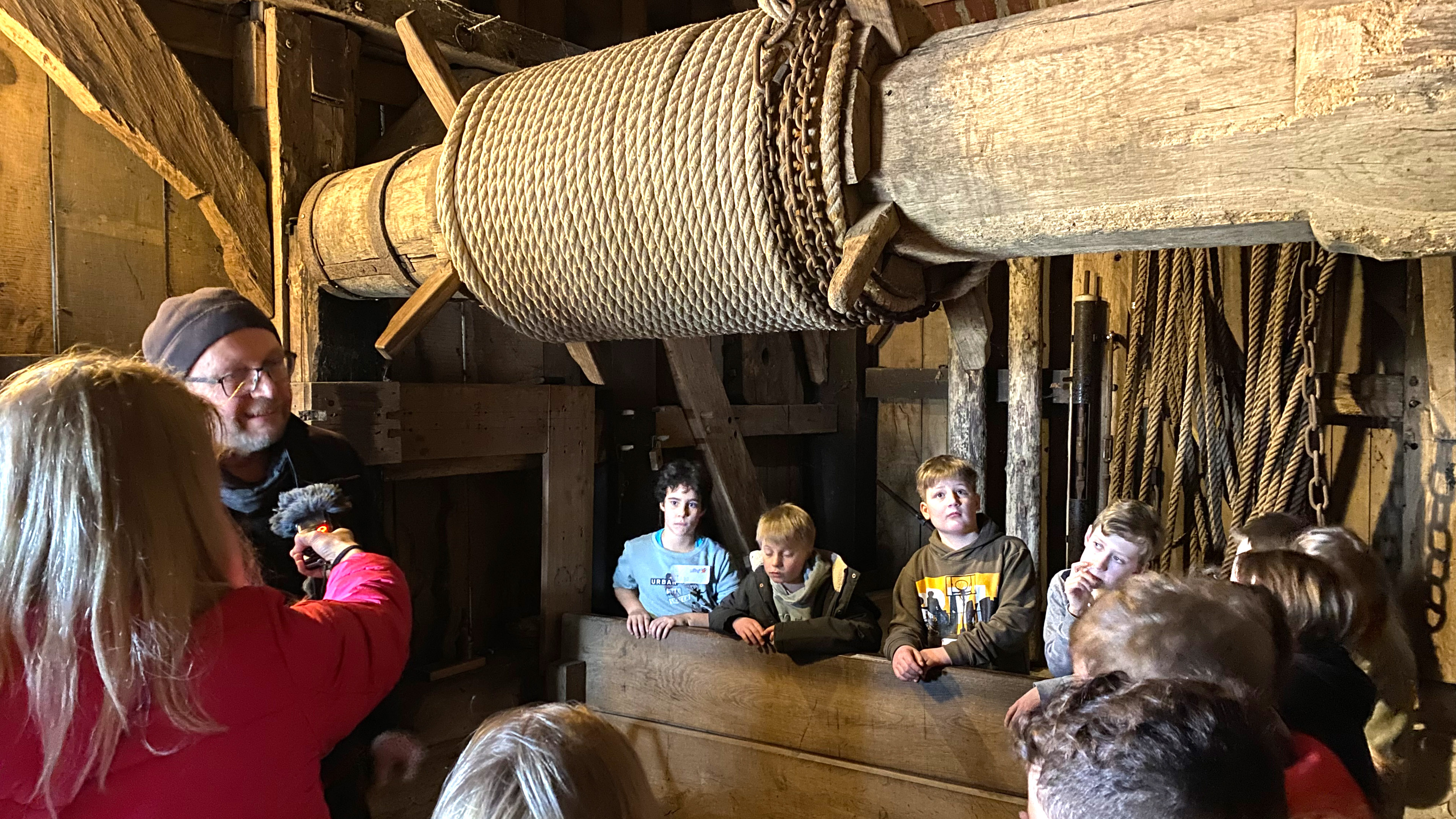 Radioaufnahmen der MausKlasse in der Burg Ravensberg