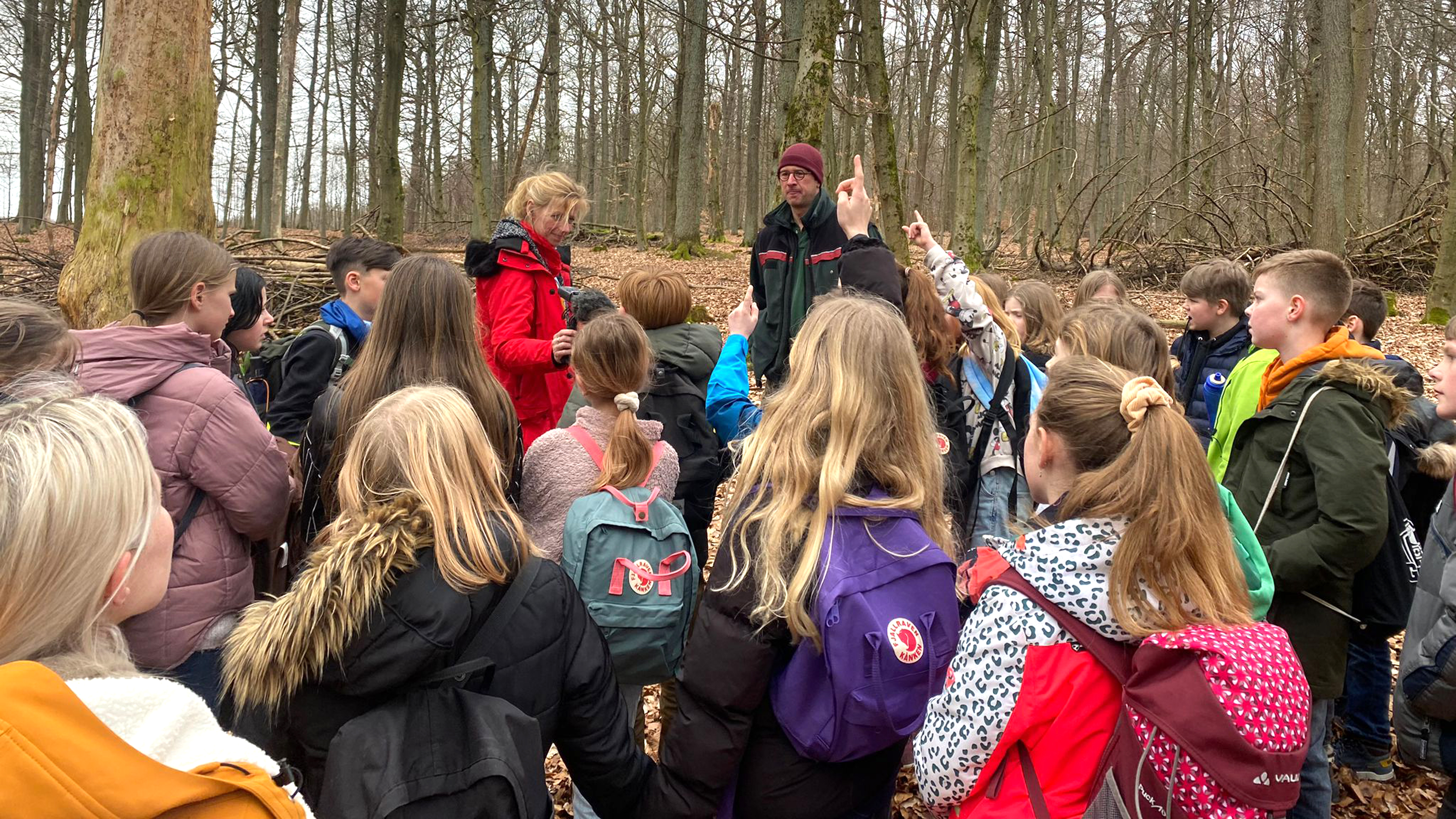 Die MausKlasse unterwegs im Erlebniswald