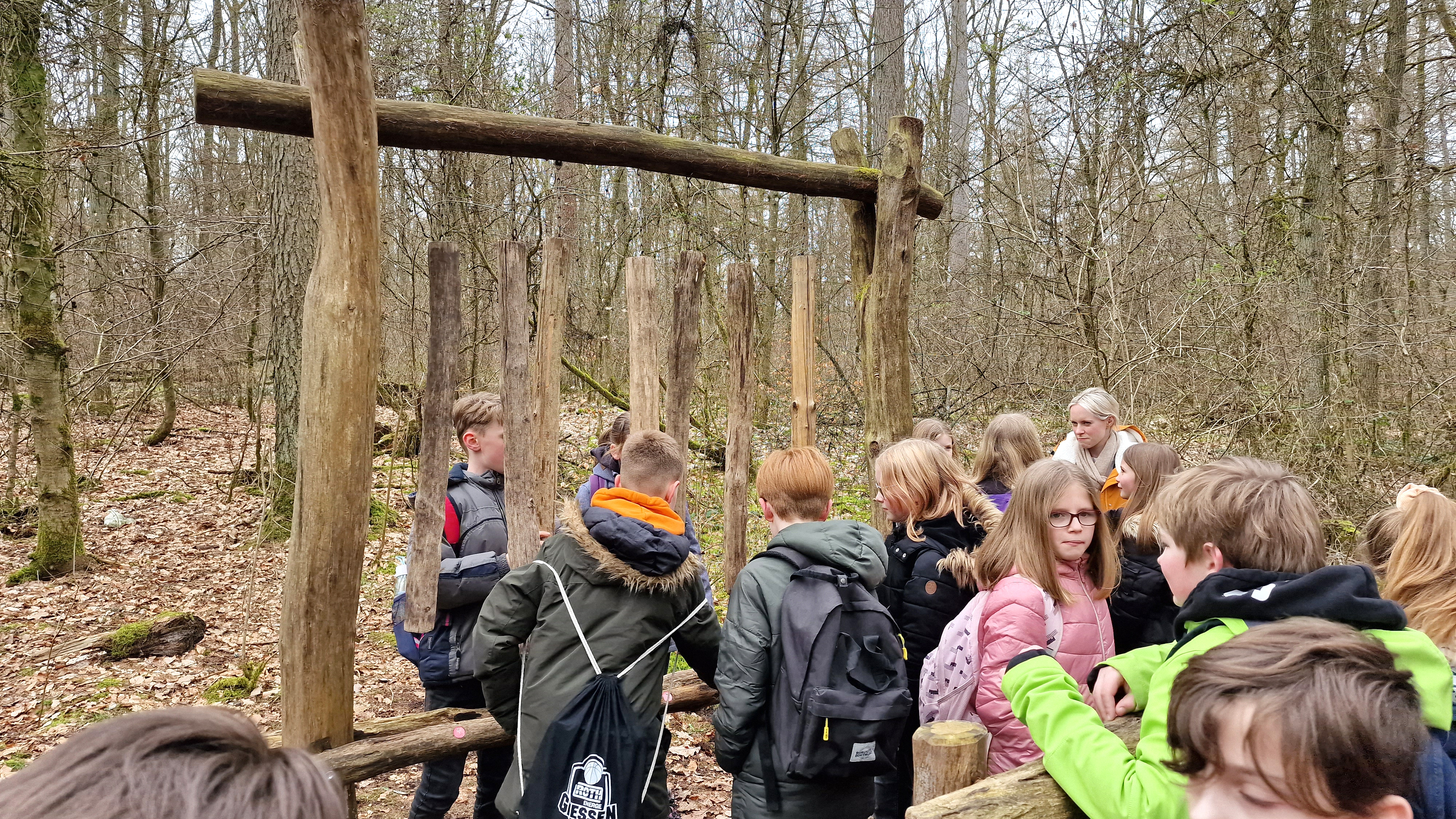 Kinder der MausKlasse im Erlebniswald