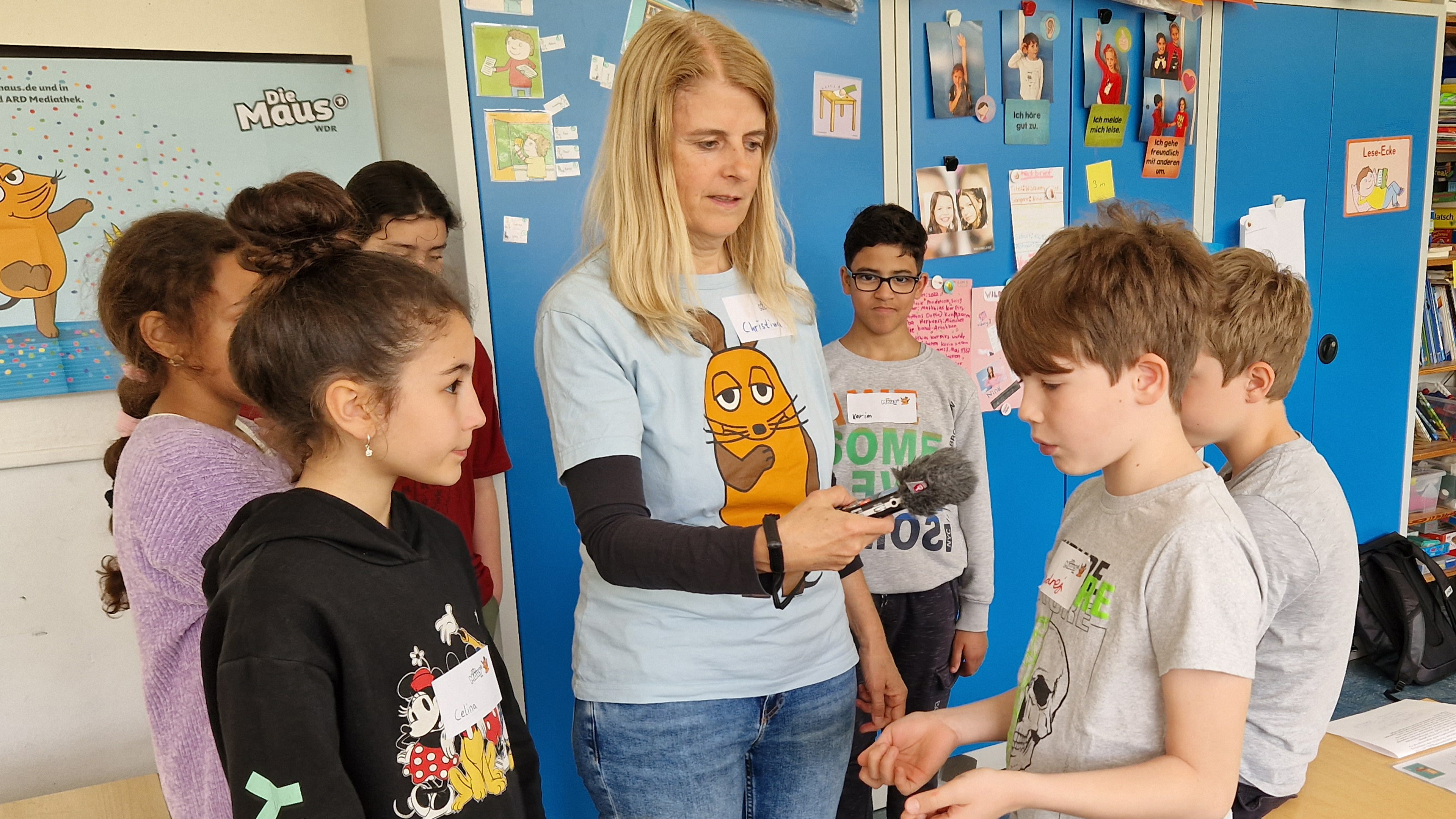 Nachrichtenwerkstatt Mausklasse der GGS Finkenhofschule Bonn