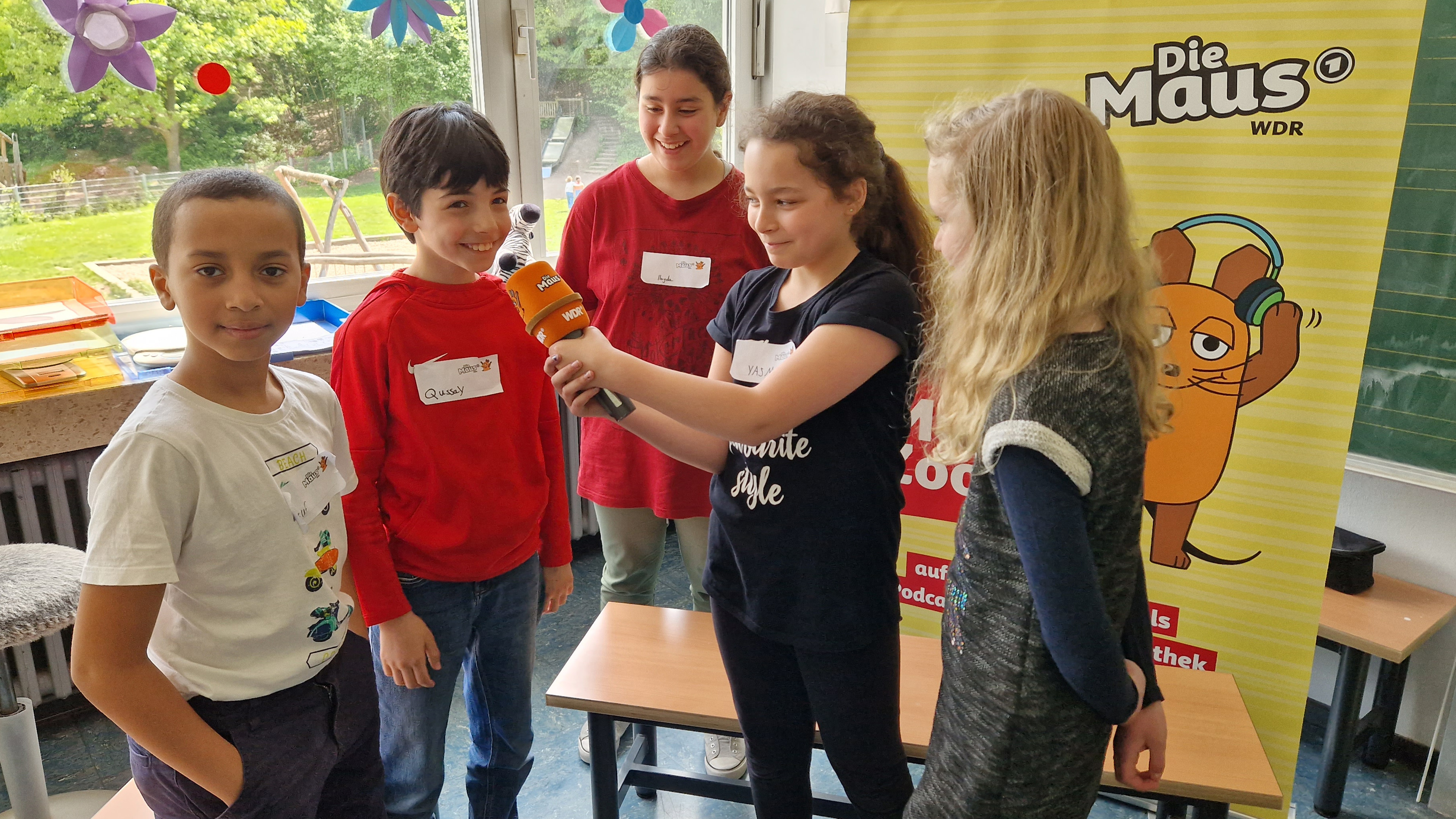 Nachrichtenwerkstatt Mausklasse der GGS Finkenhofschule Bonn