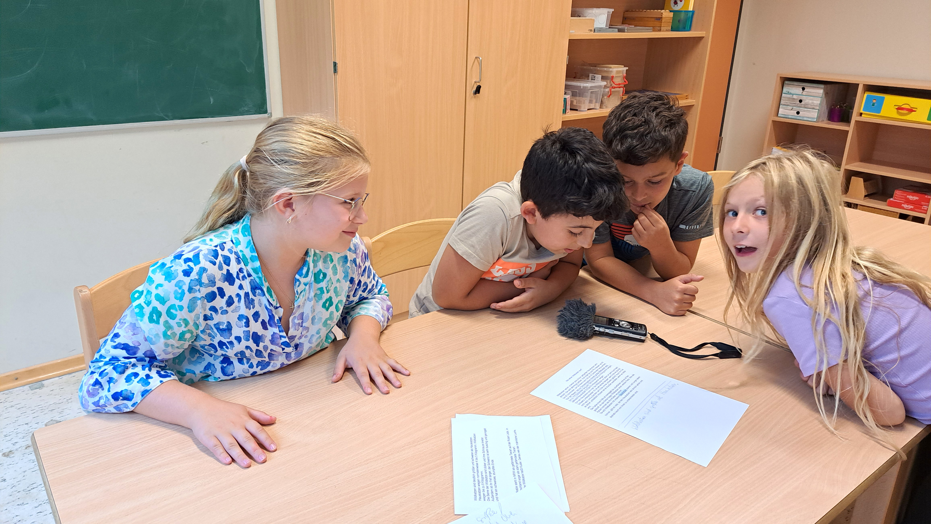 Kinder der Kerschensteiner Grundschule schreiben den MausZoom