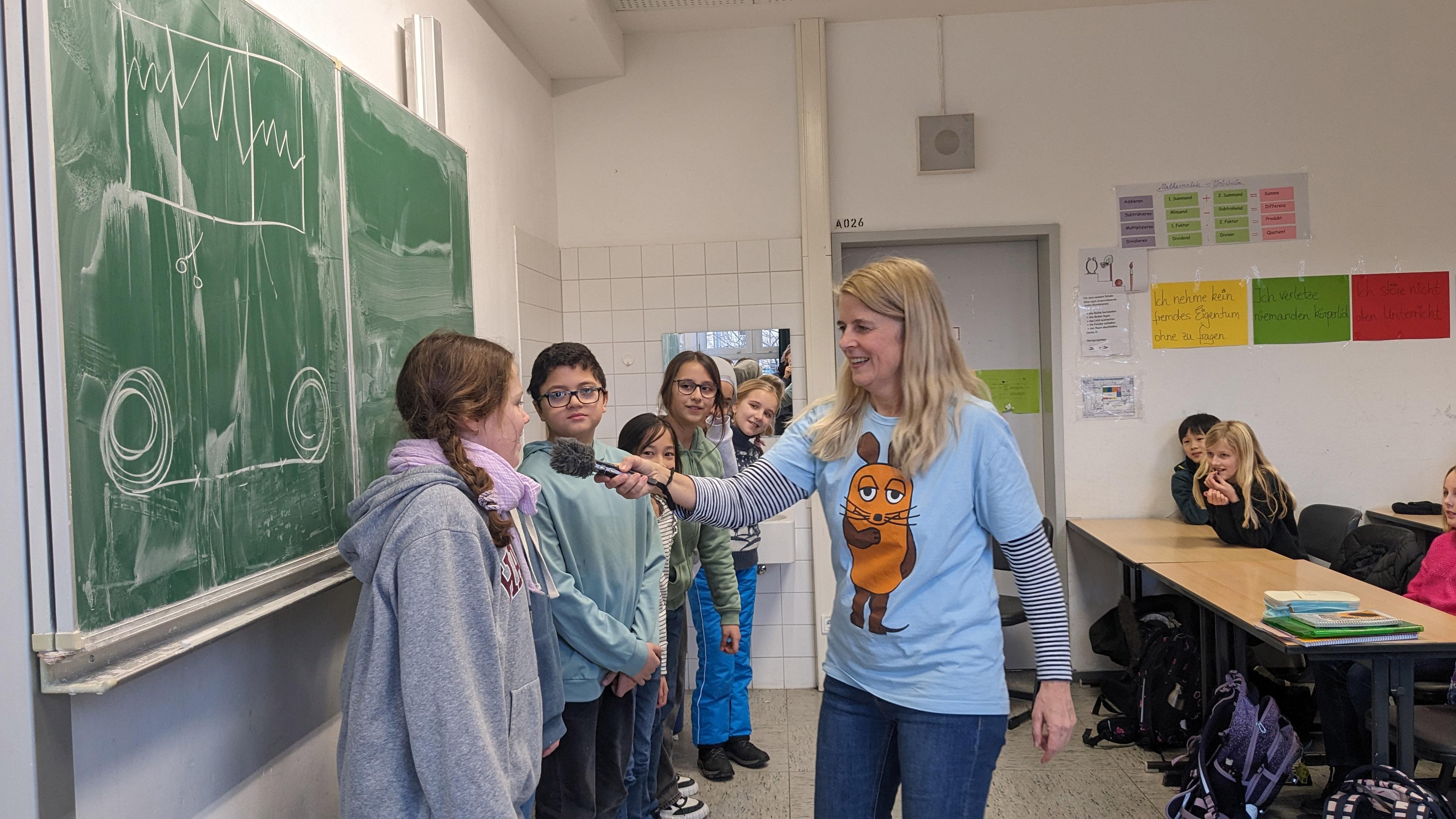 Zu Besuch in der Mausklasse Bonn, Clara-Schumann-Gymnasium