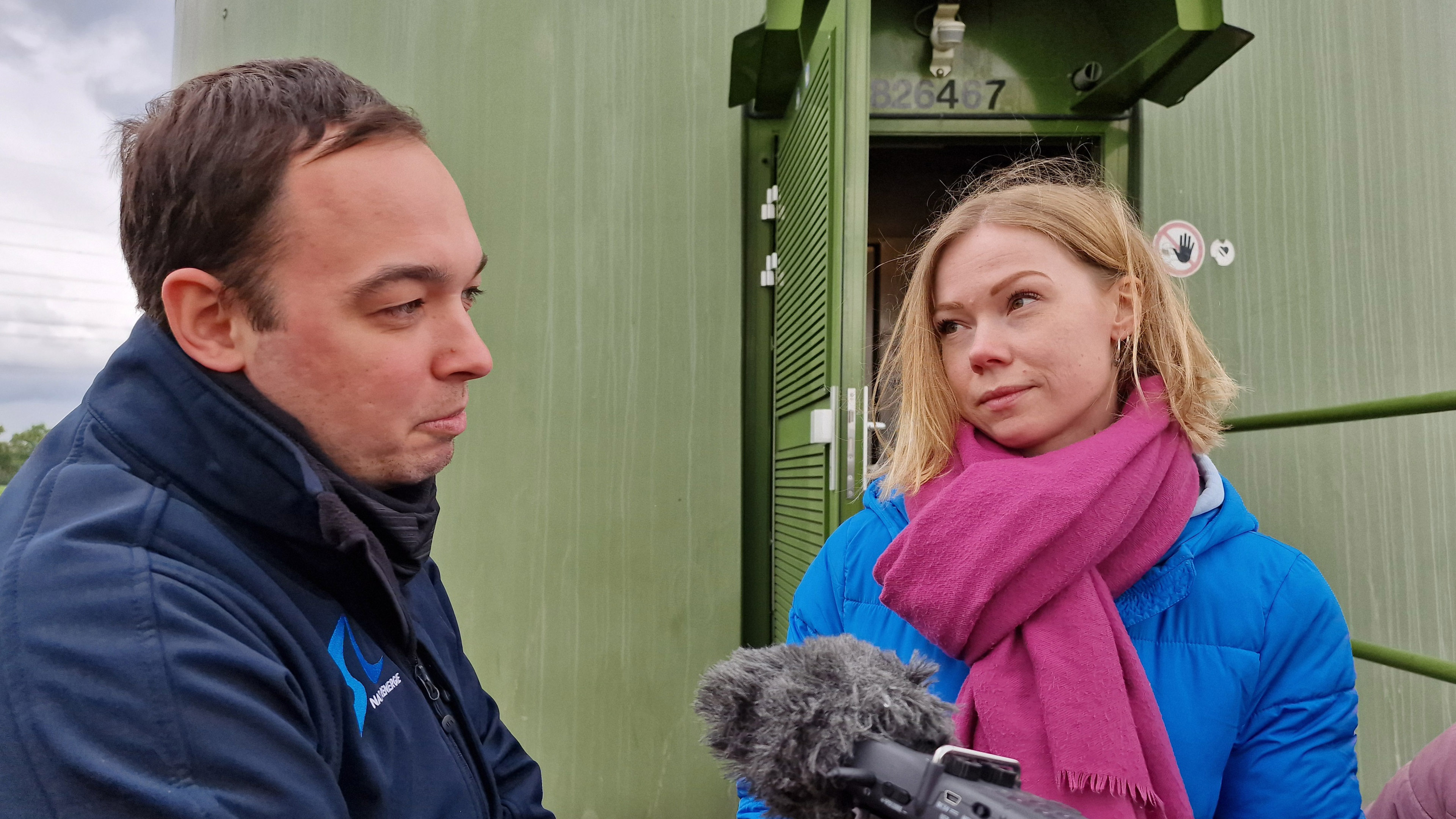 Gladbecker Mausklasse auf Reportage-Tour: Sebastian Michalak und Stefanie Flam