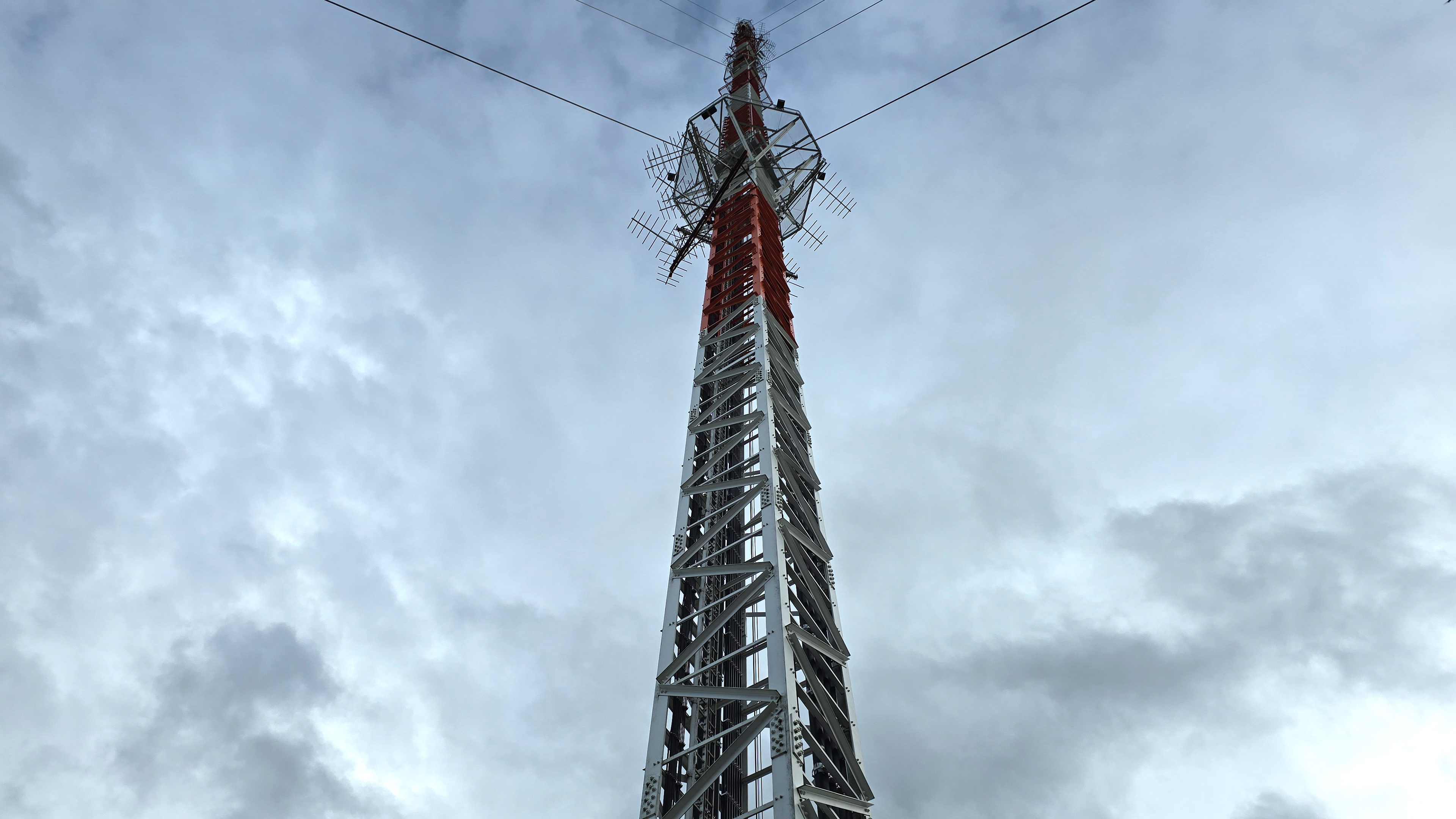 Der Sendemast des Senders Langenberg