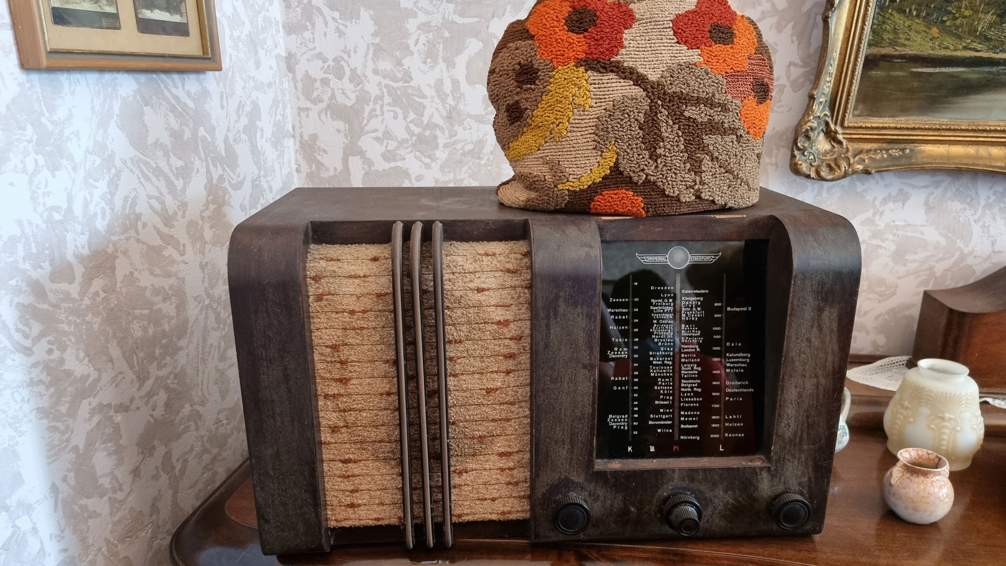 Altes Radio im Sellener Landschulmuseum