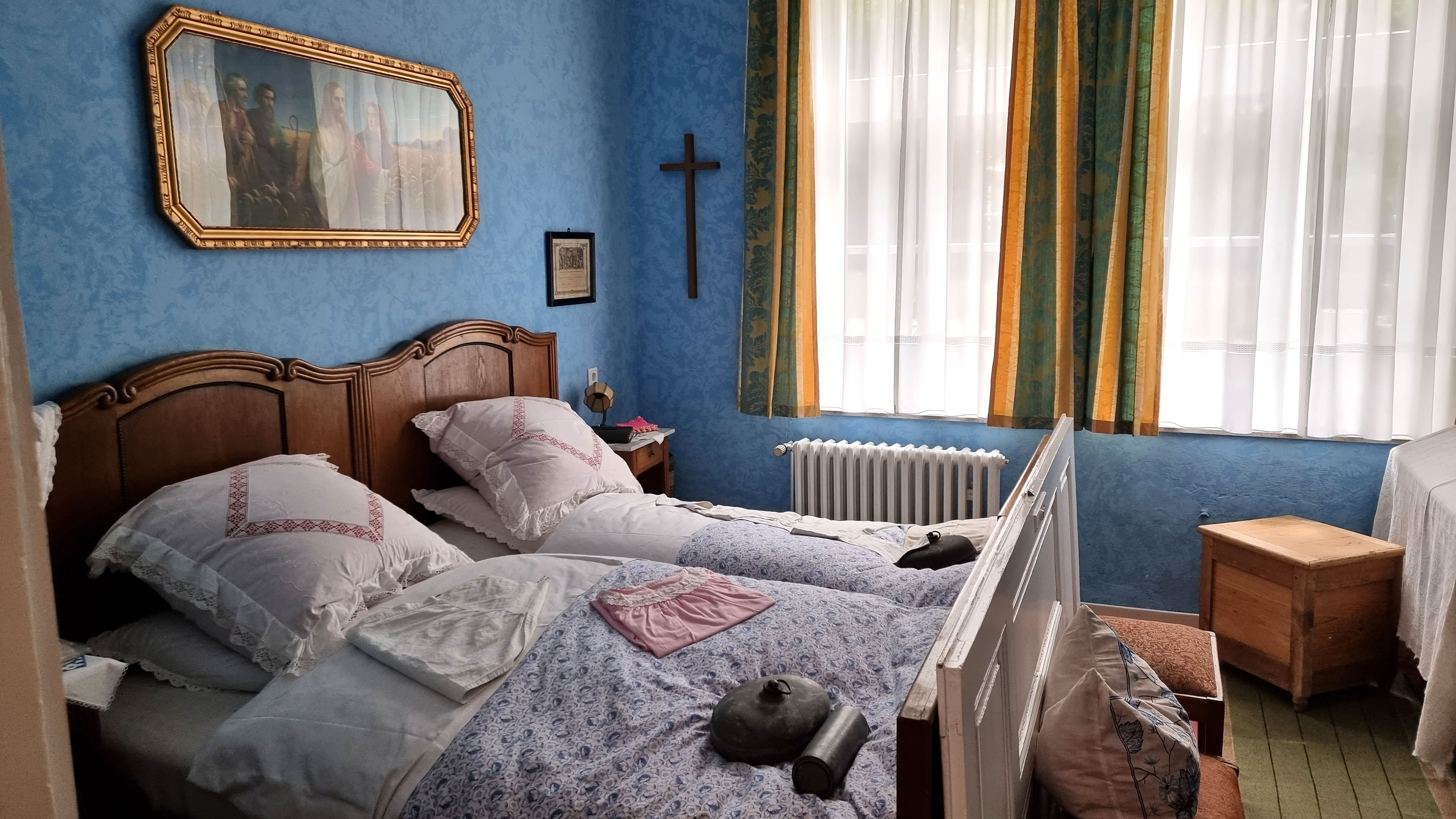 Historisches Schlafzimmer im Sellener Landschulmuseum