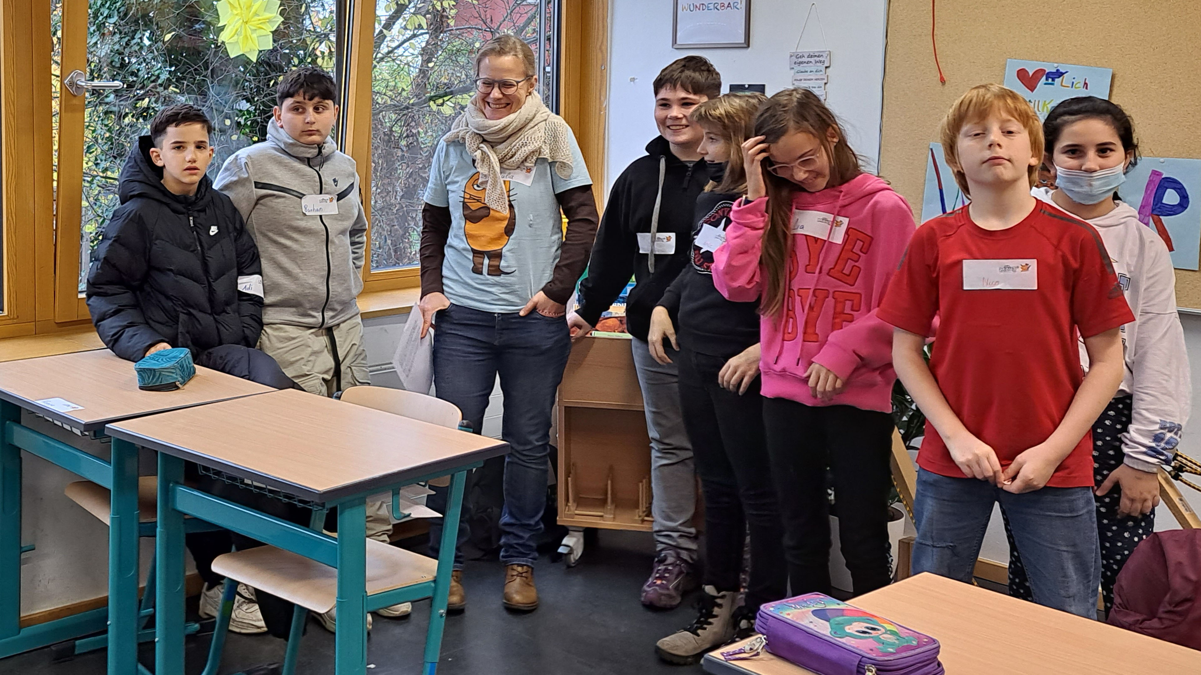 Kinder im Klassenzimmer