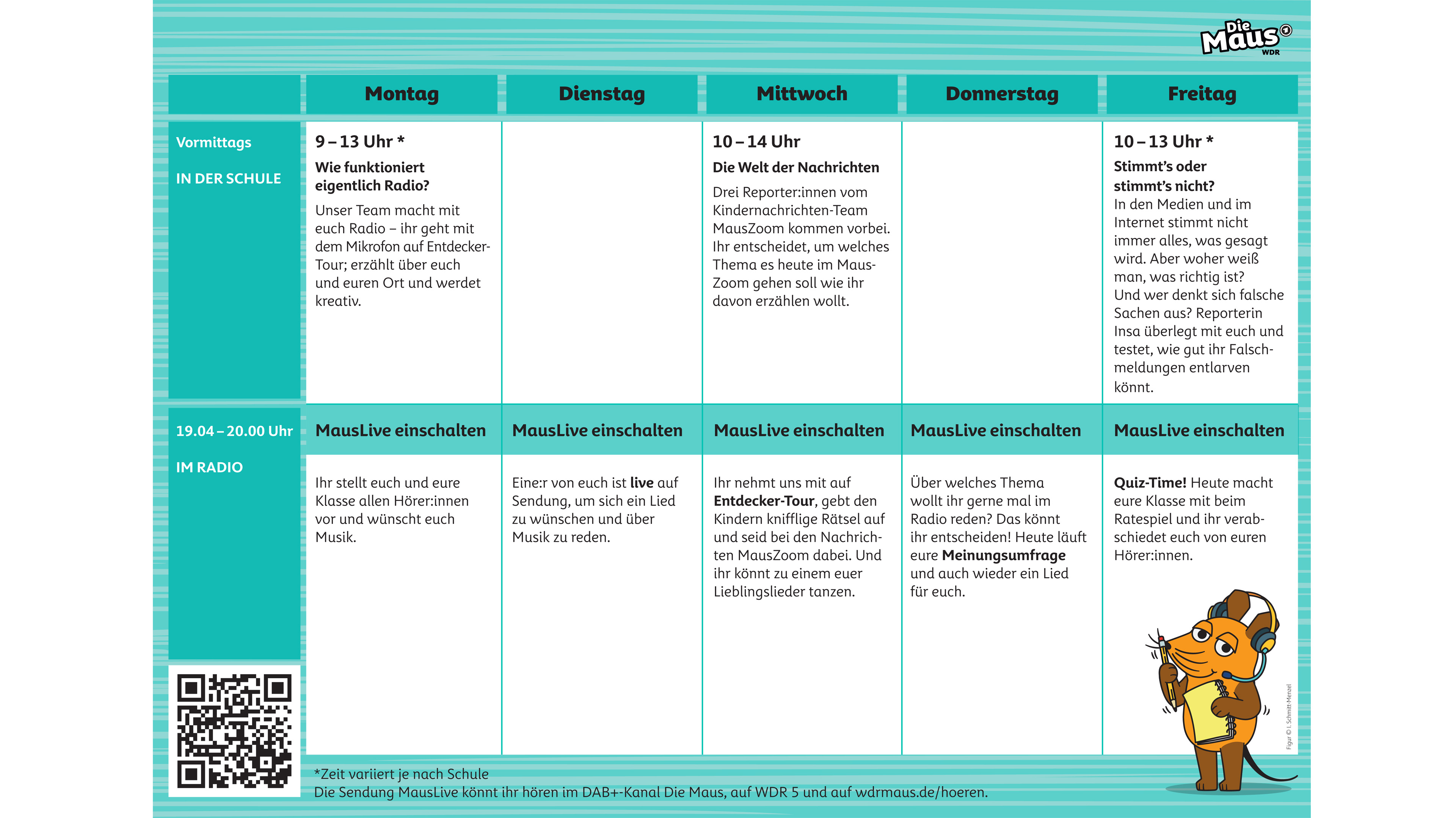 Stundenplan MausKlasse