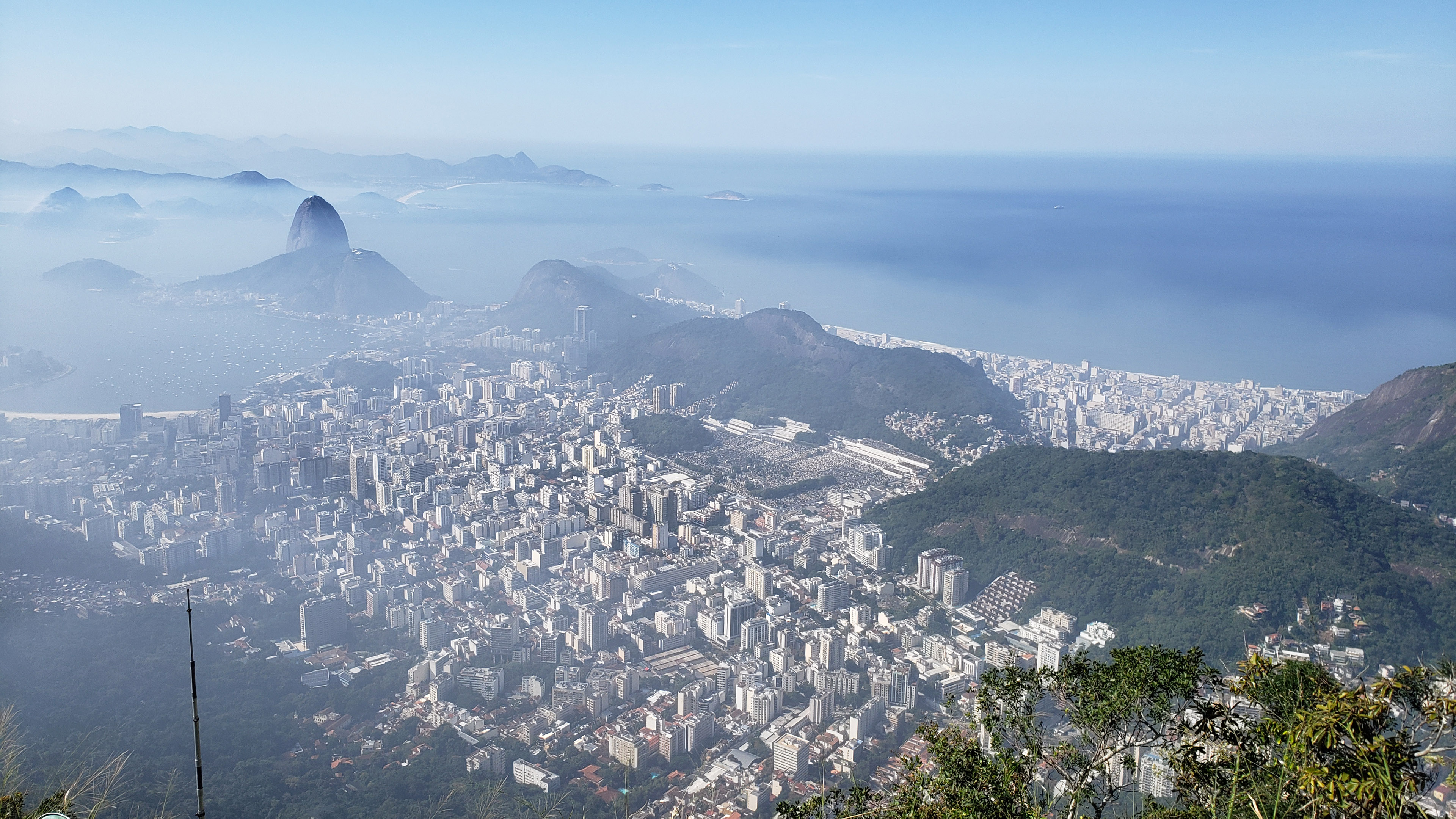 Vogelperspektive auf Rio de Jeneiro 