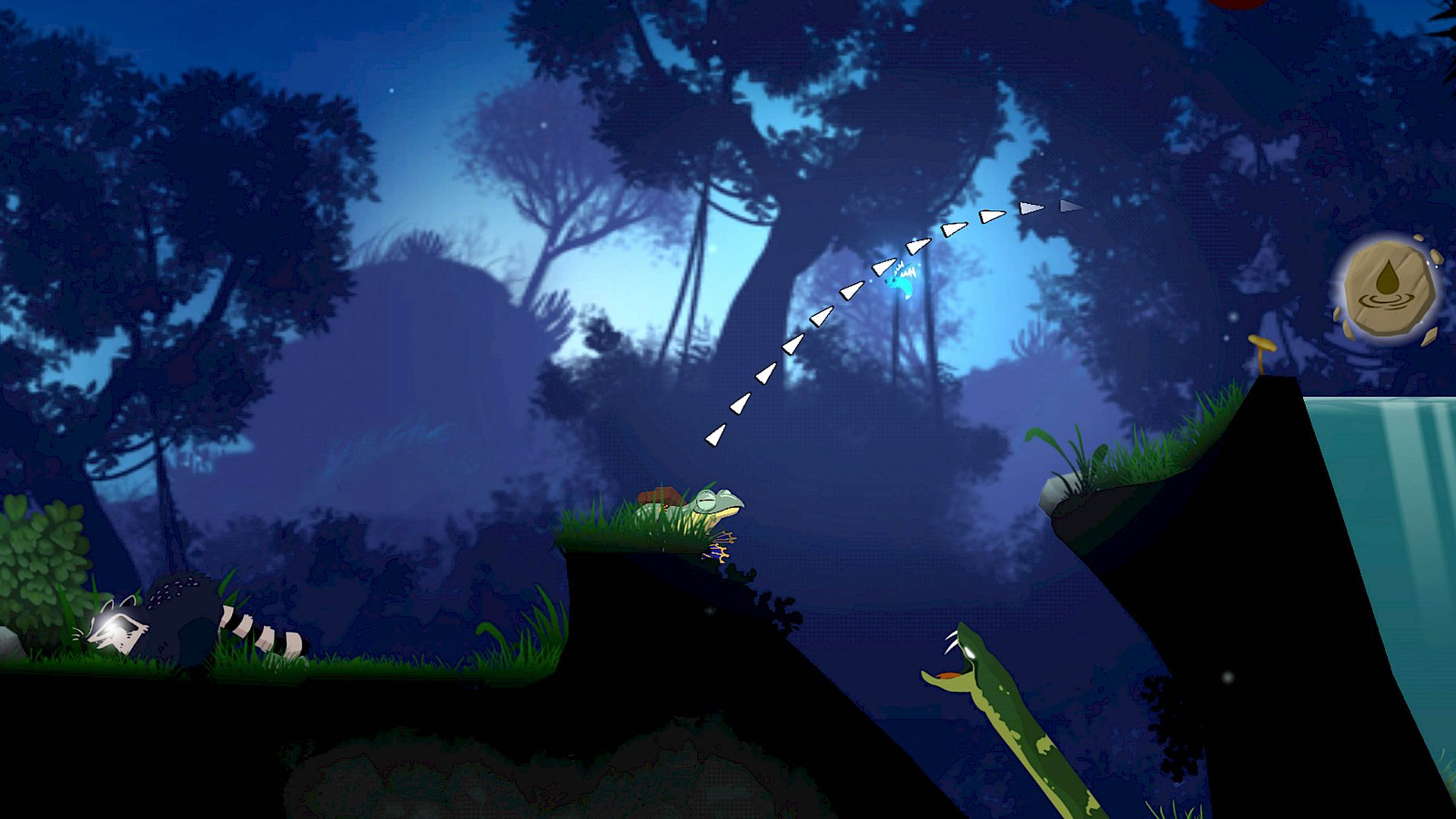 Screenshot App-Spiel: Willi und die Wunderkröte