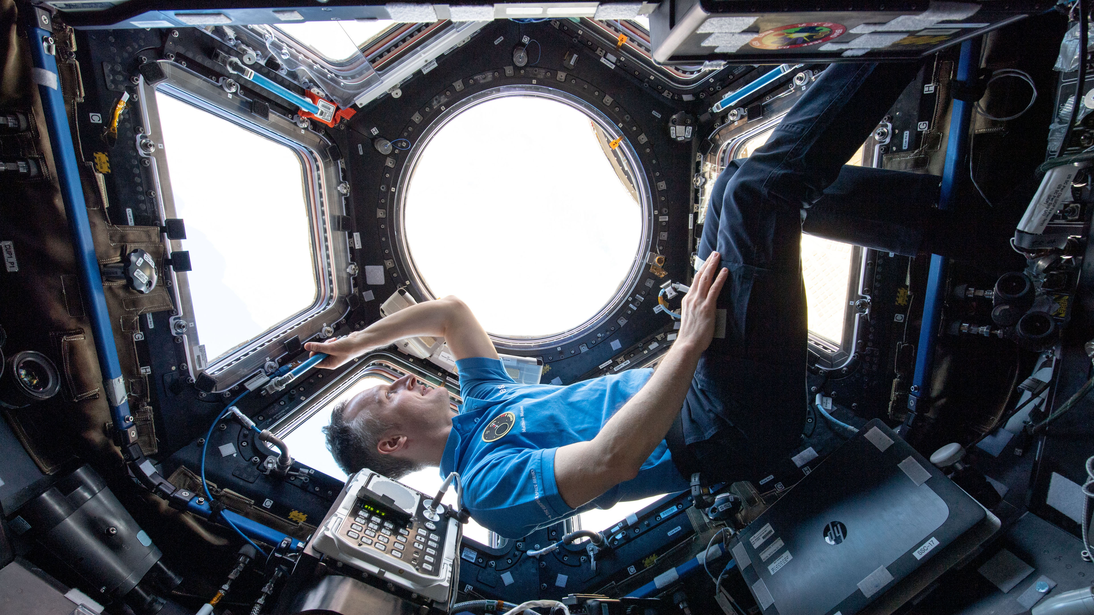 Matthias Maurer auf der ISS