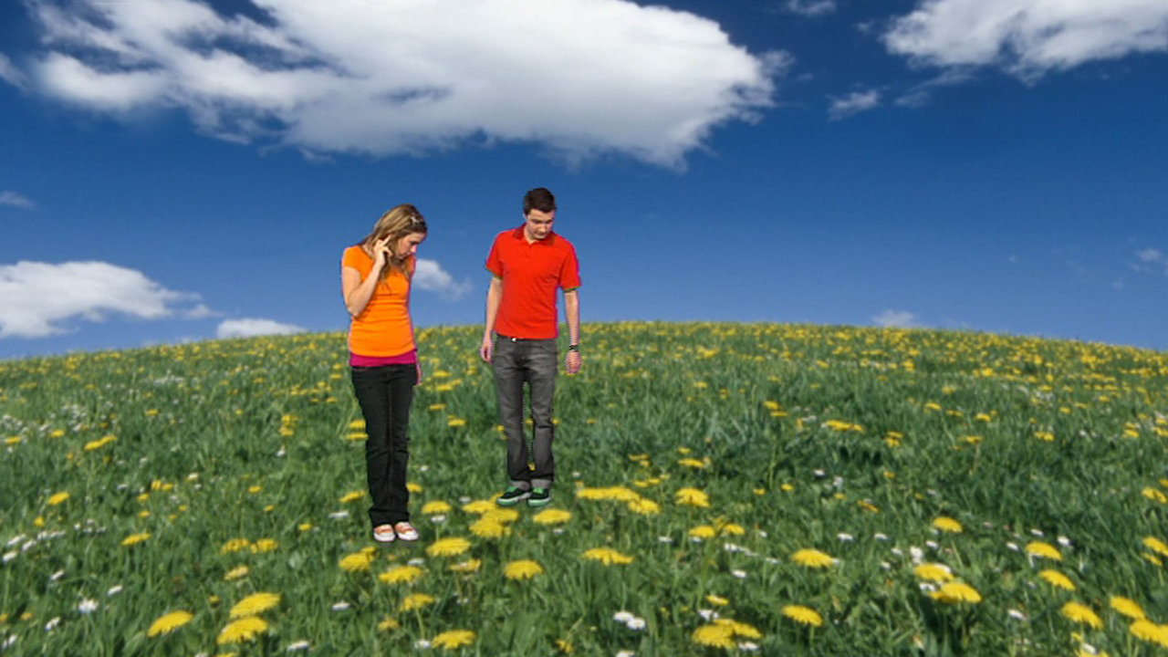 Tanja und André im Blue-Box-Studio (Blumenwiese)