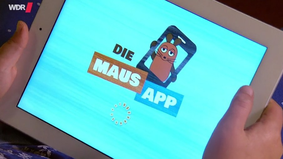 Die Mausapp auf dem Tablet