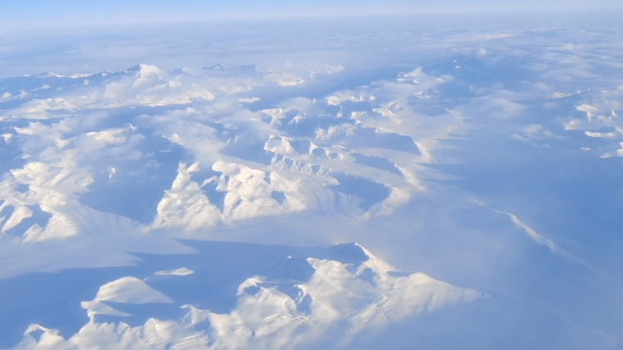 Blick aus dem Flugzeug