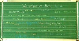 Eine 1. Klasse aus Leipzig wünscht Alex...; Rechte: WDR/Privat