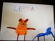 Leela hat ein Bild gemalt; Rechte: WDr / Privat