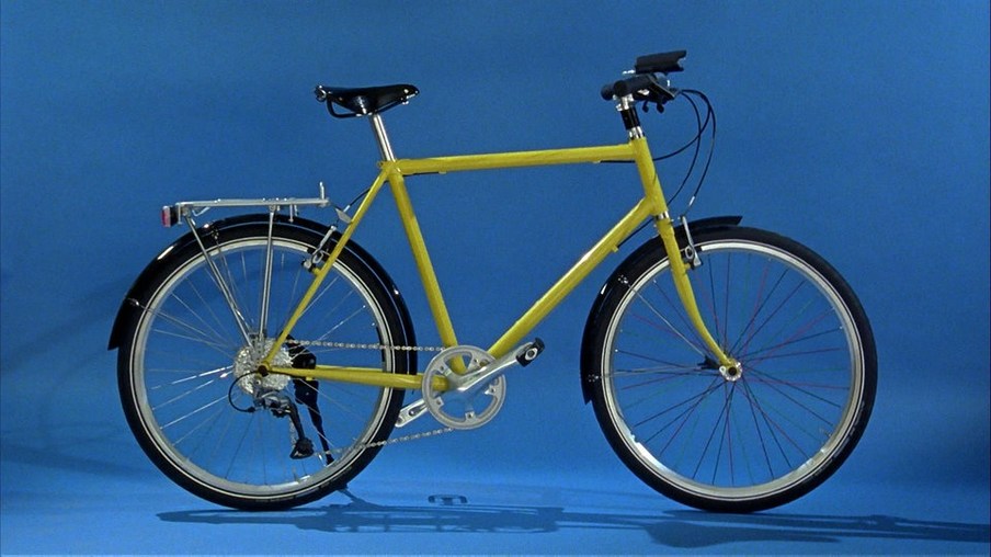 Gelbes Fahrrad