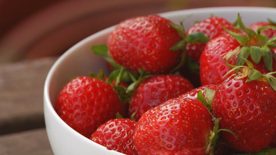 Erdbeeren in einer Schale