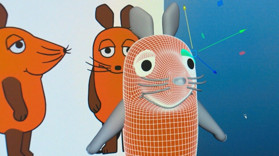 Die Maus als 3D-Modell