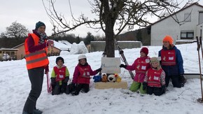 Elias, Amelie, Jona, Marleen und Matilda bei der Siegerehrung; Rechte: WDR